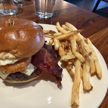 Burtons Grill & Bar - Bacon burger - New American Near Me - Framingham, Massachusetts