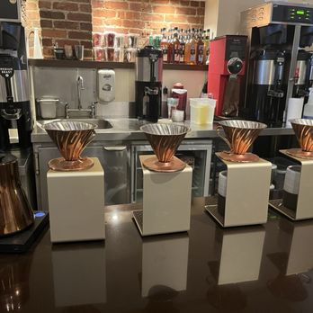 CFCF Coffee - Pourover setup! - Cafes Near Me - Greenwich, Connecticut