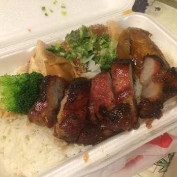 HK B.B.Q. Master - 2 meats with rice: Soya chicken and BBQ pork - Barbeque Near Me - Richmond, British Columbia HK B.B.Q. Master - 2 meats with rice: Soya chicken and BBQ pork - Barbeque Near Me - Richmond, British Columbia