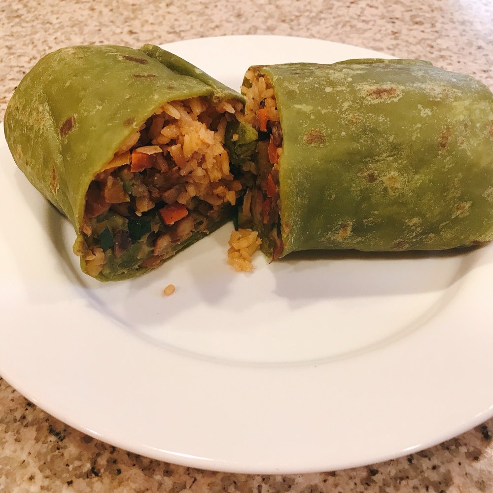 Mami Cheli’s - Veggie burrito, spinach tortilla, pinto beans, guac, salsa, and green salsa. Green salsa is A MUST! - Mexican Near Me - Menlo Park, California Mami Cheli’s - Veggie burrito, spinach tortilla, pinto beans, guac, salsa, and green salsa. Green salsa is A MUST! - Mexican Near Me - Menlo Park, California