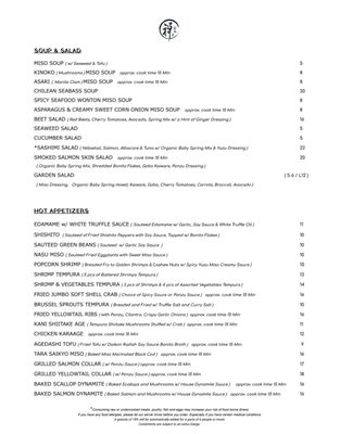 Menu photo 7 Zen Toro Restaurant Sherman Oaks, CA Menu photo 7 Zen Toro Restaurant Sherman Oaks, CA