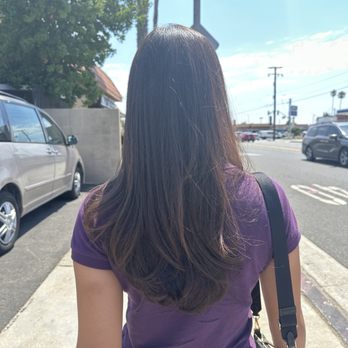 Yashi - My hair after the wash & cut. Looks and feels much more healthy than before I came in. - Hair Salons Near Me - Westminster, California Yashi - My hair after the wash & cut. Looks and feels much more healthy than before I came in. - Hair Salons Near Me - Westminster, California