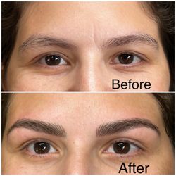 Purposeful Beauty Microblading & Med Spa - Here is my  microblading before and after pictures with Alllie Muller in Alpharetta.