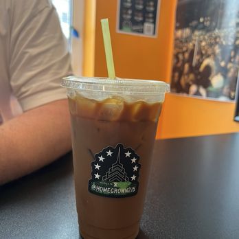 HomeGrown215 - iced latte - Coffee & Tea Near Me - Philadelphia, Pennsylvania