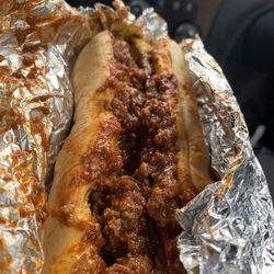 B&K Rootbeer Drive-In - Spanish dog with cheese that they didn't add