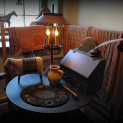 Primitive Homespuns - Come see our fine collection of Early American crafts and reproduction furniture.