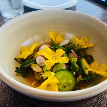 Corkfire Kitchen - Ceviche! The plating is a work of art... - New American Near Me - Temecula, California