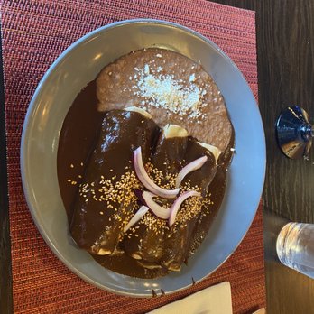 Sabor A Oaxaca - Chicken enchiladas in mole sauce - Mexican Near Me - Rancho Cucamonga, California Sabor A Oaxaca - Chicken enchiladas in mole sauce - Mexican Near Me - Rancho Cucamonga, California