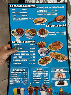 Menu photo 1 La Fogata Mexican Grill Graham, NC