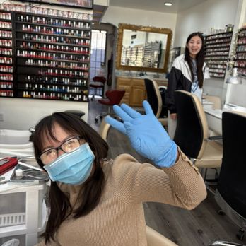 Pretty Nails - Me getting pedicure - Day Spas Near Me - Redlands, California