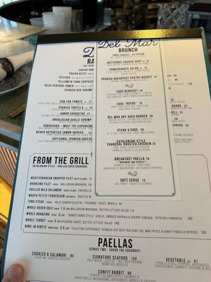 Menu photo 7 Del Mar Washington, DC, DC