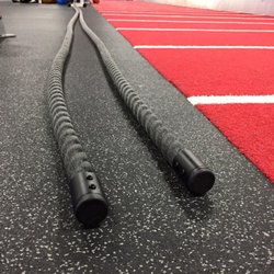 Fitness First Bayside - Battle ropes. Image credit: Fitness First Bayside