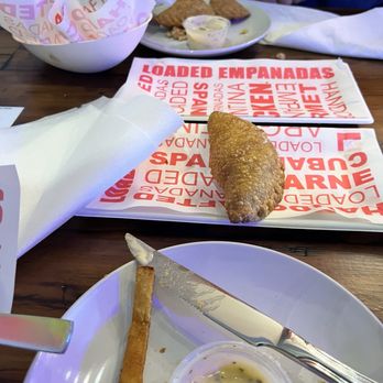 Loaded Empanadas - Oops enjoyed before taking photo - Tapas/Small Plates Near Me - Las Vegas, Nevada
