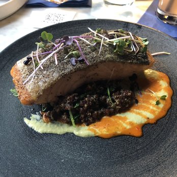 Bridges & Bourbon - Mediterranean Salmon - New American Near Me - Pittsburgh, Pennsylvania Bridges & Bourbon - Mediterranean Salmon - New American Near Me - Pittsburgh, Pennsylvania