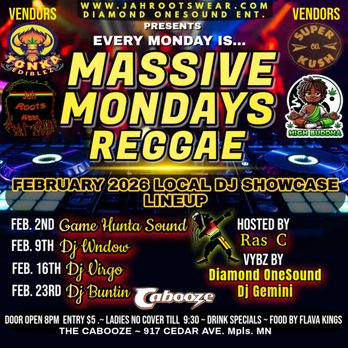 Massive Mondays Reggae - Bars Near Me - Minneapolis, Minnesota