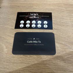Cafe Mio Tx - Loyalty program