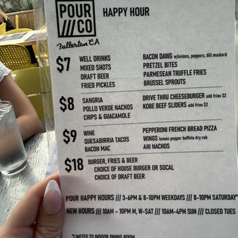 Pour Company - Happy hour - New American Near Me - Fullerton, California Pour Company - Happy hour - New American Near Me - Fullerton, California