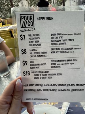 Menu photo 3 Pour Company Fullerton, CA Menu photo 3 Pour Company Fullerton, CA