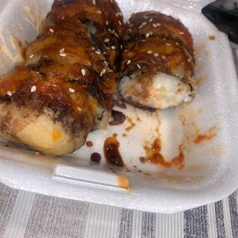 Teriyaki House - Godzilla Roll .... very disappointing. - Japanese Near Me - Los Banos, California