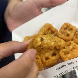 Hair in Waffle Tots
