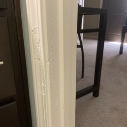 "Move in ready". Moved my roommate out to "repair" the door frame (slapped some paint on it). "Move in ready". Moved my roommate out to "repair" the door frame (slapped some paint on it).