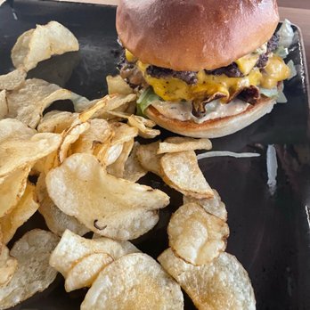 One Twenty Three Tavern - Smash burger with house chips - New American Near Me - Grand Rapids, Michigan One Twenty Three Tavern - Smash burger with house chips - New American Near Me - Grand Rapids, Michigan