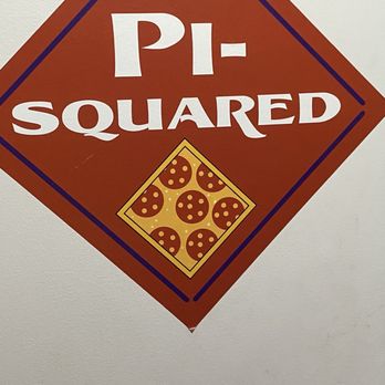 Pi Squared Pizza - Sign on the wall - Chicken Wings Near Me - Hendersonville, North Carolina