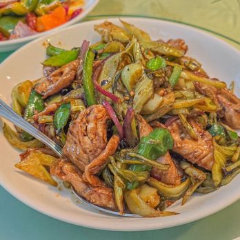 Ding’s Kitchen - Pork intestines with pickled vegetables - Chinese Near Me - Newton, Massachusetts