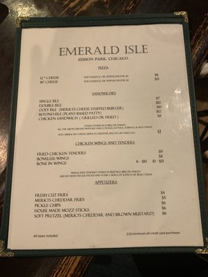 Menu photo 3 Emerald Isle Chicago, IL Menu photo 3 Emerald Isle Chicago, IL