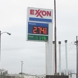 Exxon - Price sign Looking south