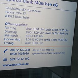 Sparda Bank Munchen Bank Sparkasse Papinstr 17 Rosenheim