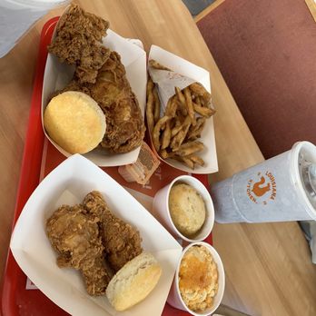 Popeyes Louisiana Kitchen - 2 piece combos with 2 sides, biscuit, and drink each. - Chicken Wings Near Me - Moody, Alabama Popeyes Louisiana Kitchen - 2 piece combos with 2 sides, biscuit, and drink each. - Chicken Wings Near Me - Moody, Alabama