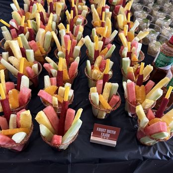 Sabores Komali - Fruit cups with tajin (loved this presentation) - Caterers Near Me Sabores Komali - Fruit cups with tajin (loved this presentation) - Caterers Near Me