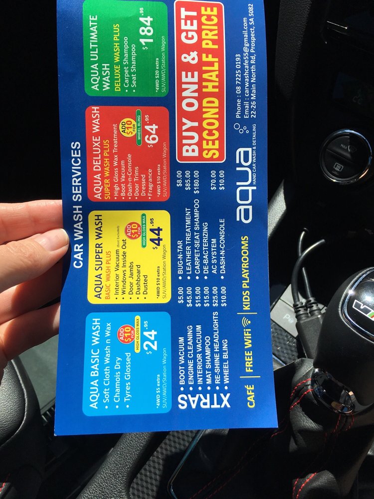 AQUA HAND CAR WASH & DETAILING Updated March 2024 2226 Main North