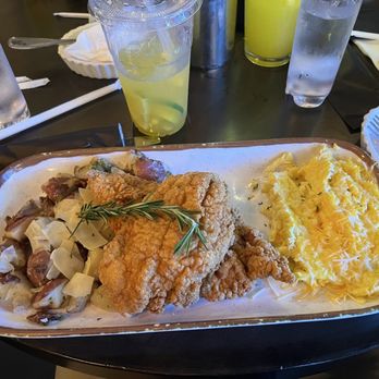 Just Spoons Cafe - Catfish ,eggs, home fries - Comfort Food Near Me - Plantation, Florida