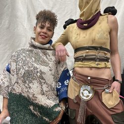 Diversity Consignment - My mom a Fashion Designer (fashionspeakssol ) and her model for a fashion show at the consignment shop!
