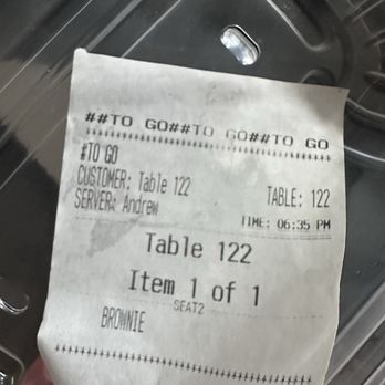 Texas Roadhouse - Name of person who didn't care enough to give us a microwave burned brownie - Steakhouses Near Me - Oceanside, California Texas Roadhouse - Name of person who didn't care enough to give us a microwave burned brownie - Steakhouses Near Me - Oceanside, California