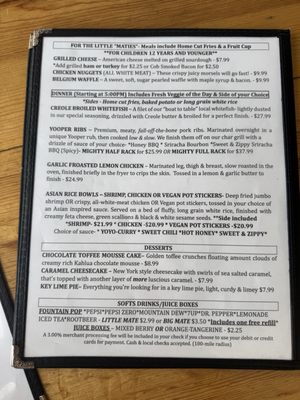 Menu photo 2 The Gangplank St Ignace, MI Menu photo 2 The Gangplank St Ignace, MI