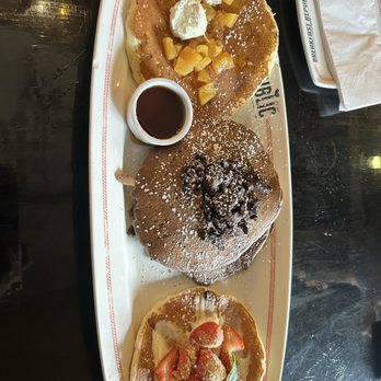 Breakfast Republic - Pancake Trio Sampler - Breakfast & Brunch Near Me - San Diego, California Breakfast Republic - Pancake Trio Sampler - Breakfast & Brunch Near Me - San Diego, California