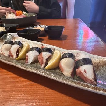 DAI Sushi - Octopus nigiri - Japanese Near Me - Westminster, California DAI Sushi - Octopus nigiri - Japanese Near Me - Westminster, California
