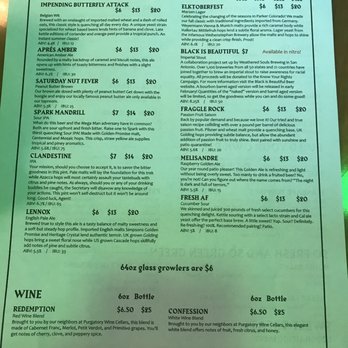 Downhill Brewing - Drinks menu September 2020 - Breweries Near Me - Parker, Colorado Downhill Brewing - Drinks menu September 2020 - Breweries Near Me - Parker, Colorado