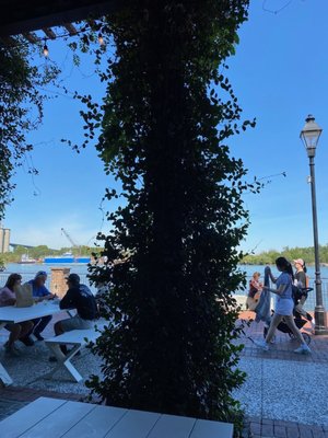 Riverside Biergarten by null