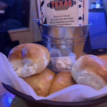 Texas Roadhouse - Complementary bread rolls with a cinnamon butter - Steakhouses Near Me - National City, California Texas Roadhouse - Complementary bread rolls with a cinnamon butter - Steakhouses Near Me - National City, California
