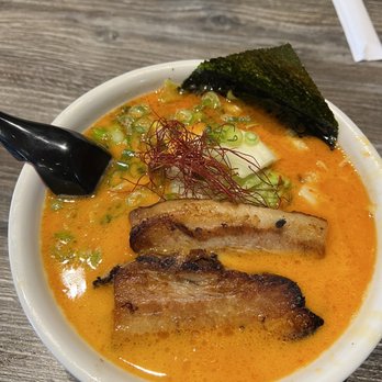 Nikka Ramen - Spicy Tonkotsu with pork belly - Ramen Near Me - Goleta, California