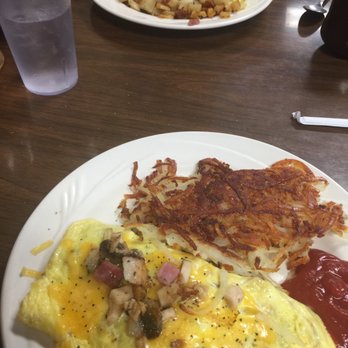 Jackie's Place Restaurant - Build your own omelette with hash browns(near) Schnells with home fries(far) - Breakfast & Brunch Near Me - Anchorage, Alaska Jackie's Place Restaurant - Build your own omelette with hash browns(near) Schnells with home fries(far) - Breakfast & Brunch Near Me - Anchorage, Alaska