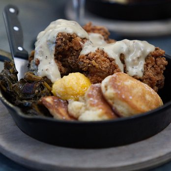 The Ice Plant - Fried Chicken with Hoe Cakes. - Cocktail Bars Near Me - St. Augustine, Florida