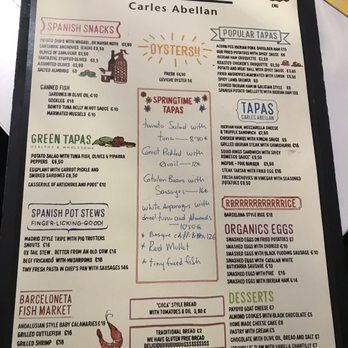 Tapas 24 - Menu - Tapas Bars Near Me - Barcelona, B
