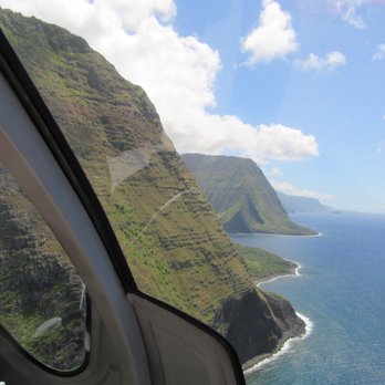 Maverick Helicopters - View of the northern cliffs of Molokai - Tours Near Me - Kahului, Hawaii Maverick Helicopters - View of the northern cliffs of Molokai - Tours Near Me - Kahului, Hawaii