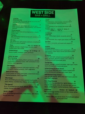Menu photo 6 West Side Bar & Grill West Springfield, MA