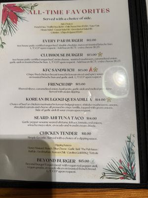 Menu photo 2 The Legends Grille Aiken, SC